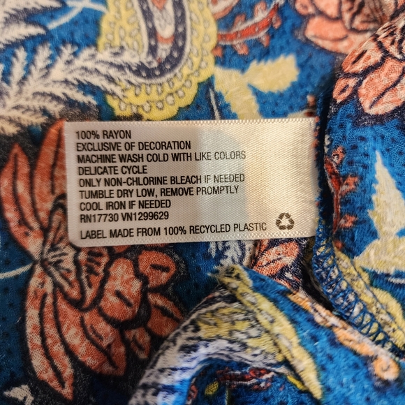 NWT Knox Rose Flutter Sleeve Flowy Floral Top Size XXL - Picture 11 of 13